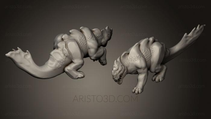 Animal figurines (STKJ_0566) 3D model for CNC machine